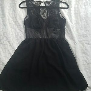 Guess dress w/ lace accents